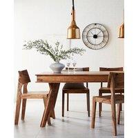 IH Design Large Industrial Style Clock Lincoln Metal in Metallics