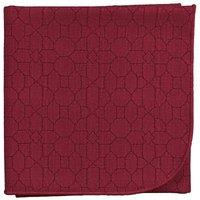 V & A 'Chinoiserie Charm' Cotton Throw in Dark Red | Size: 170 cm x 200 cm