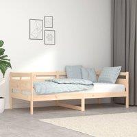 Berkfield Home Day Bed Solid Wood Pine 90x190 cm in Brown