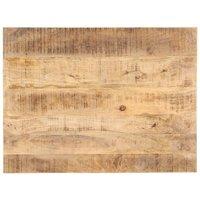 Berkfield Home Table Top Solid Mango Wood 25-27 mm 70x60 cm in Brown