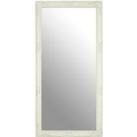 Orsina Andrey Zelma White & Brushed Gold Finish Wall Mirror