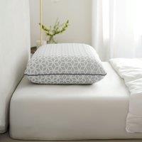 Brightr Sleep Eclipse Best Firm Pillow for Back & Neck Pain Relief in Grey