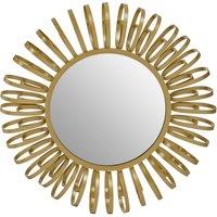Orsina Trento Multi Ring Design Wall Mirror in Gold