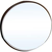 Orsina Athena Large Round Wall Mirror in Black