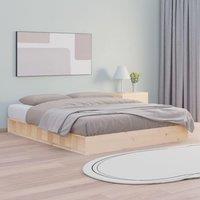 Bed Frame 180x200 cm Super King Size Solid Wood