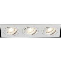 Netlighting Knightsbridge Ambar Tri Tilt Square Downlight White AMA3TSW