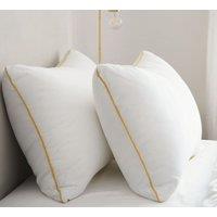 Brightr Sleep Nox Soft Down Alternative Pillow 2 pack Neck Pain & Side Sleeper Pillow in White