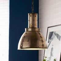 IH Design Round Tagari Lamp in Metallic Silver