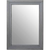Orsina Henley Wooden Frame Wall Mirror in Grey