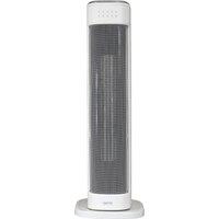 Igenix Oscillating Tower Fan Heater in White