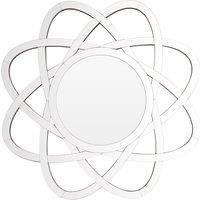 Orsina Globular Wall Mirror in Silver