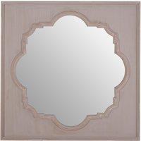 Orsina Gladys Fossil Grey Wall Mirror in Natural