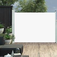 Berkfield Home Patio Retractable Side Awning 120x500 cm Cream in Beige