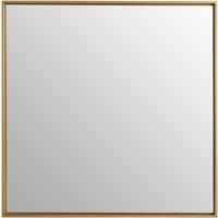 Orsina Sturdy Large Square Wall Mirror, Contemporary Lounge Mirror, Versatile Antique Mirror for Home, Office in Gold