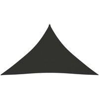 Berkfield Home Sunshade Sail Oxford Fabric Triangular 3x3x4.24 m Anthracite in Black
