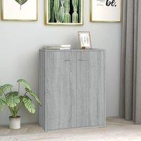 Berkfield Home Sideboard Grey Sonoma 60x30x75 cm Engineered Wood | Size: 60 x 30 x 75 cm