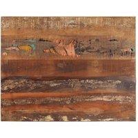 Berkfield Home Rectangular Table Top 70x90 cm 15-16 mm Solid Reclaimed Wood