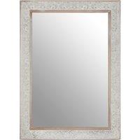 Orsina Yasmina Antique Silver Rectangular Wall Mirror
