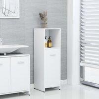 Berkfield Home Bathroom Cabinet White 30x30x95 cm Engineered Wood | Size: 30 x 30 x 95 cm
