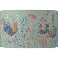 Voyage Maison Bilbury Flock Eva Animal Lampshade - D52cm in Duck Egg Blue