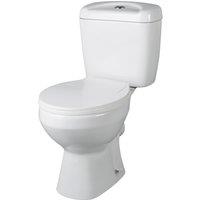 Balterley Toilet Pan & Cistern with Seat Included, 748mm x 382mm, White
