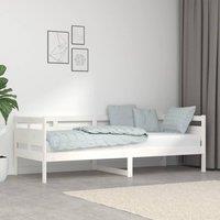 Berkfield Home Day Bed White Solid Wood Pine 80x200 cm