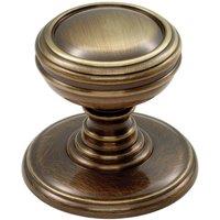 Loops Ringed Tiered Cupboard Door Knob 30mm Diameter Bronze Cabinet Handle
