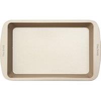 Orsina Elegant 33cm Roasting Pan, Champagne Finish Roasting Dish For Kitchen, BPA Free Roasting Pan For Baking in Gold