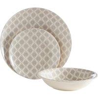 Orsina Maya Grey & White 12 Pc Dinner Set