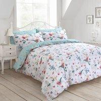 Velosso Sacramento Floral Cotton Rich Printed Duvet Cover & Pillowcase Set | Size: King