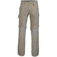 Kariban Men's Zip-off Multi-Pocket Work Trousers Pack of 2 in Beige | Size: 2XL