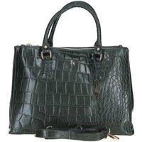 'Lucido Tesoro' Three Section Real Leather Bag
