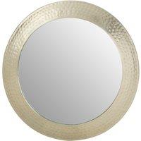 Orsina Templar Pewter Finish Wall Mirror in Silver
