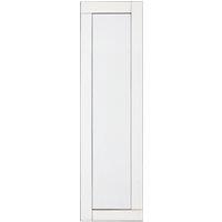 Orsina Milania Floorstanding Black Velvet Mirror in Clear