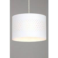 BHS Lighting Laser Cut Easy Fit Light Shade in White | Size: 30 cm diameter x 21 cm high