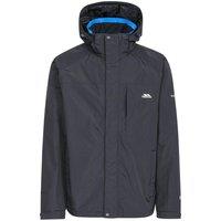 Trespass Men's Edwards II Waterproof Jacket in Black | Size: XS