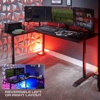 Panther XL Reversible Corner Office Desk 155x108cm Right Left L-Shape