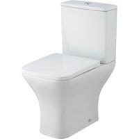 Balterley Rimless Toilet Pan, Cistern & Soft Close Seat - 790mm x 375mm x 612mm in White