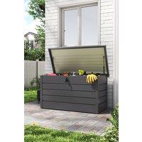 350L Metal Outdoor Garden Storage Box Lockable