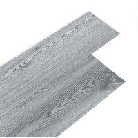 Living and Home 21Pcs Grey Wood Grain PVC Self-Adhesive Flooring