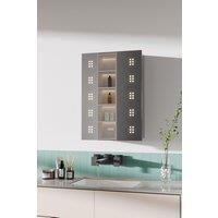 Wall Mount LED Bathroom Mirror Cabinet with Demister Pad