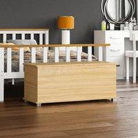 Home Discount Vida Designs Leon Versatile Storage Ottoman Bedroom Furniture in Brown