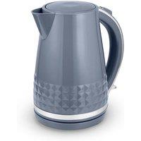 Tower T10075GRY Solitaire Kettle with 360 Swivel Base 1.5L 3KW Grey & Chrome