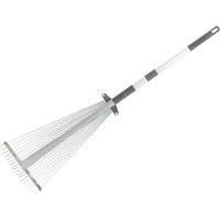 Kent & Stowe Expanding Leaf Rake in Grey