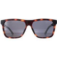 Lacoste Men's Rectangle Matte Havana Grey L972S in Brown