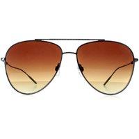 Ted Baker Men's Aviator Gunmetal Brown Gradient TB1625 Sutton in Grey