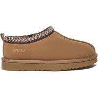 EverAu Australia Women's Real Wool Wigeon Leather Slippers with EVA Sole in Brown | Size: 4
