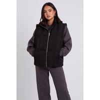 Urban Bliss Women's Clean Padded Gilet in Black | Size: 8