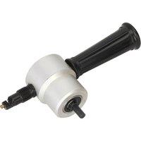 Loops Drill Nibbler Attachment for Electric / Air Drills - Double Ended Punch - Handle