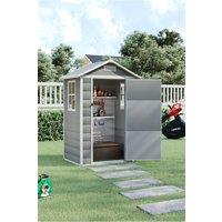 Plastic Lockable Garden Storage Shed with Hinged Door